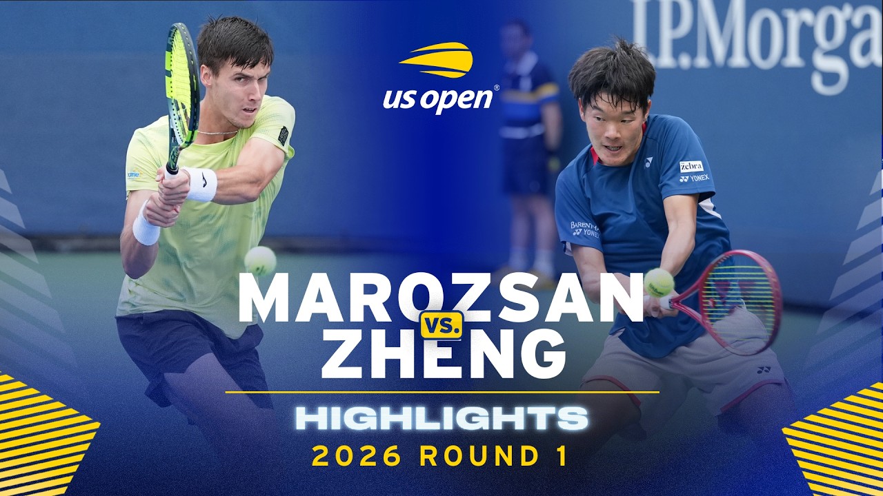 Fabian Marozsan vs. Michael Zheng Highlights | 2026 US Open Round 1
