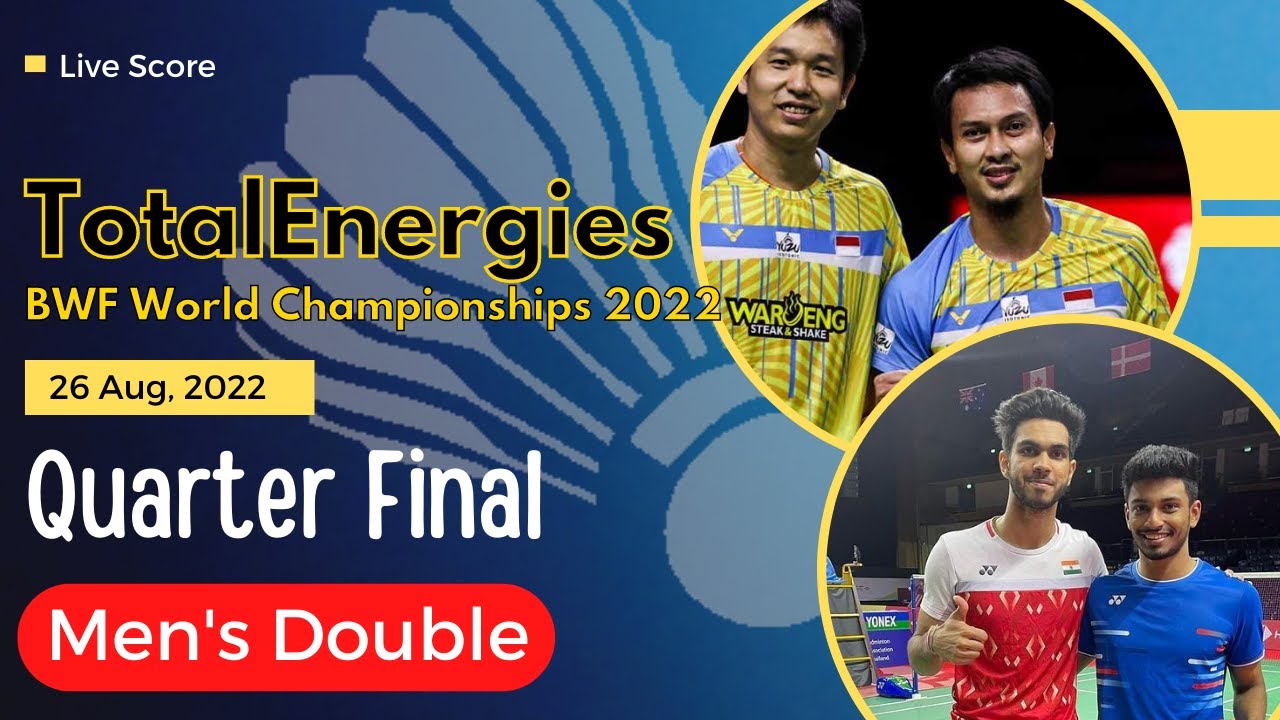 🔴 LIVE Score | Mohammad AHSAN /Hendra S (INA) vs M.R. ARJUN/Dhruv K ...