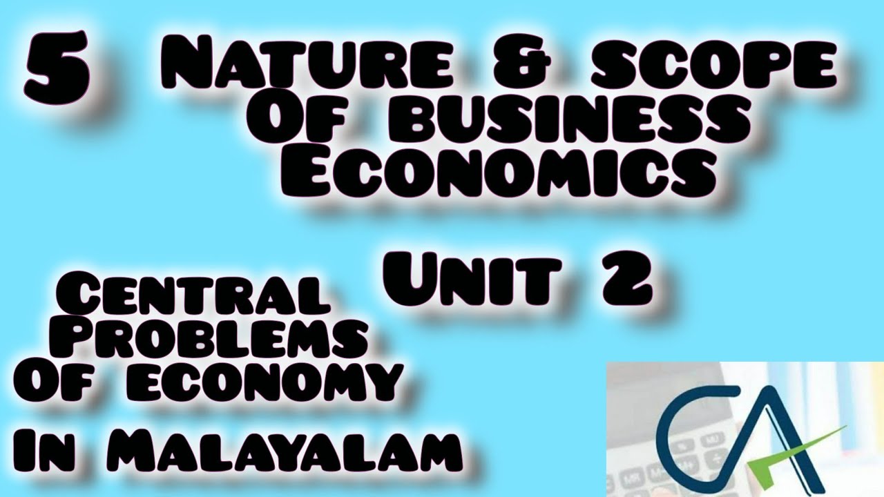 Part 5 Last Part Of CA Foundation Economics Basic Problems Of An Part 5 last part of ca foundation economics basic problems of an