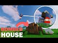 I Built a Bomber Plane to Destroy my friends Minecraft House..