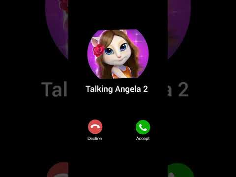 My Talking Angela Is Calling Shorts Viral 