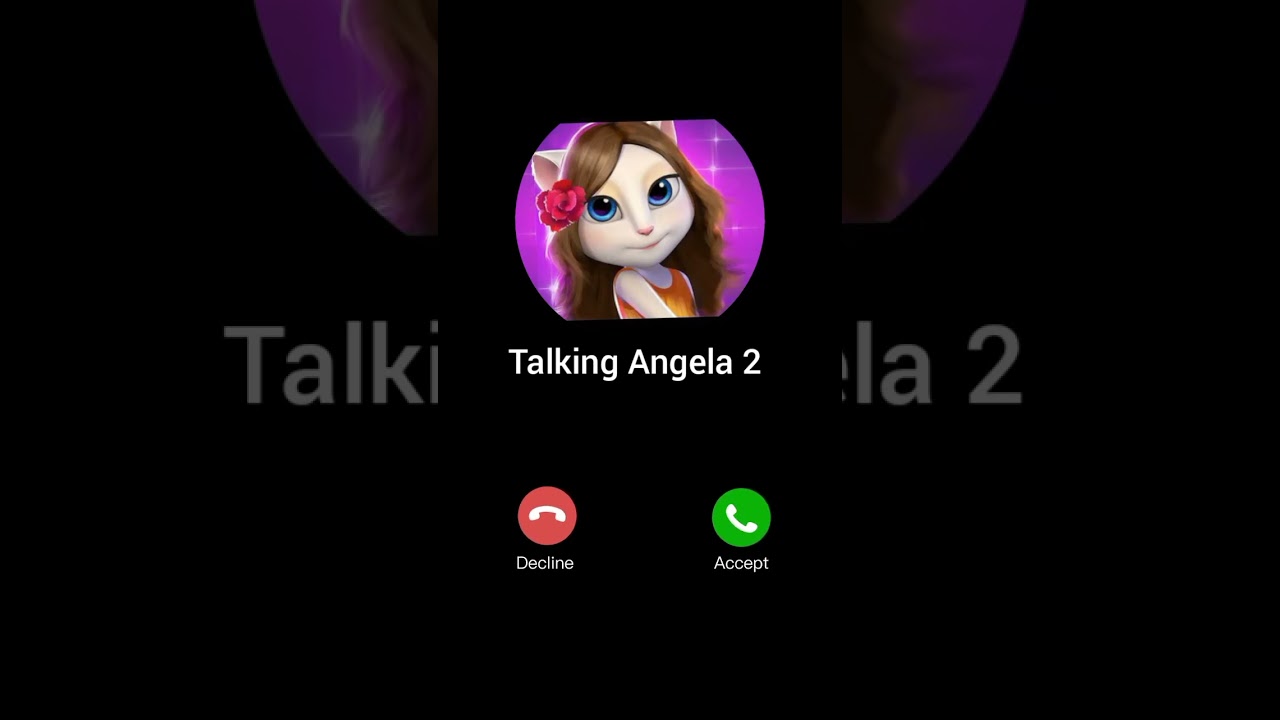 My talking Angela is calling 📞😊😊