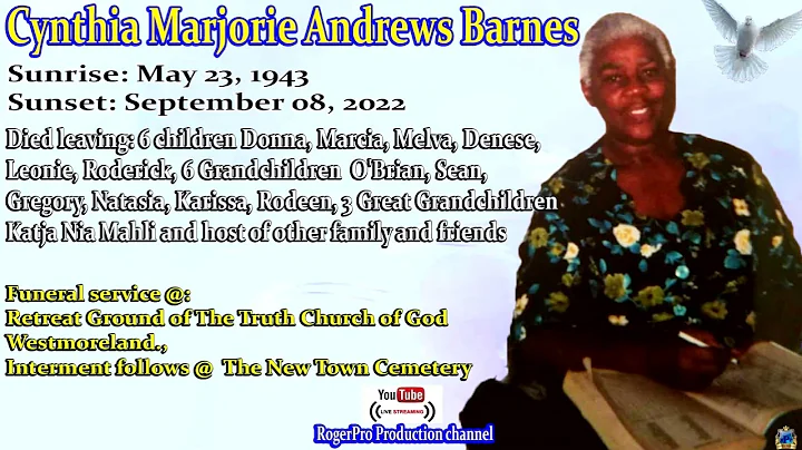 In Loving Memory of Cynthia Barnes