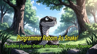 Programmer Reborn As Snake! Tsundere System Orders: Become The Demon Emperor! #anime #fantasy