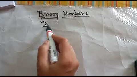 Binary Numbers -Grade XI -Applied Maths