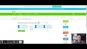 IXL D.16 8th grade math  Checkpoint Integer exponents GEJ
