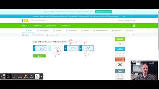 IXL D.16 8th grade math  Checkpoint Integer exponents GEJ
