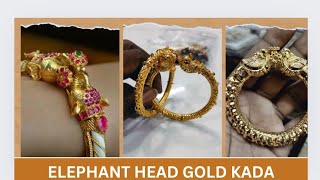 Latest Gold Elephant Head Bangles#Kangan#Bridal#Party  wear#Kada#2024# shorts #shorts