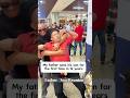 Hugging her father whom she hadn’t seen in a long time #family #family #love #viral