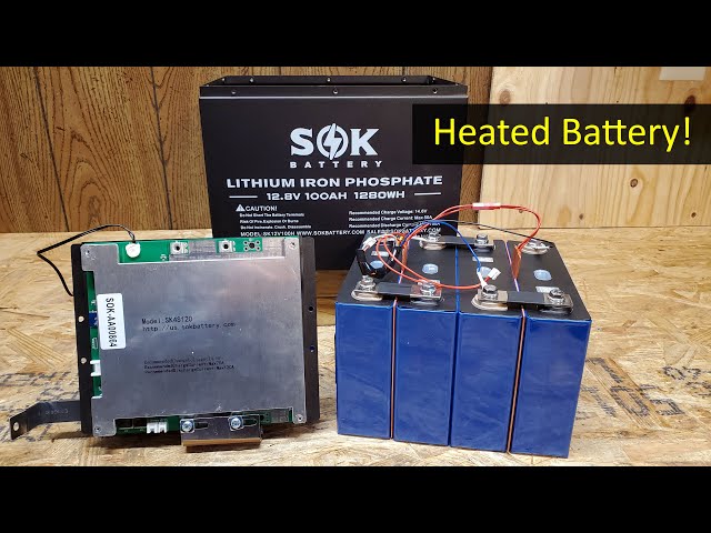 SOK 12V 100Ah LiFePO4 Solar Battery