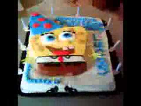 Spongebob cake decoration ideas - YouTube