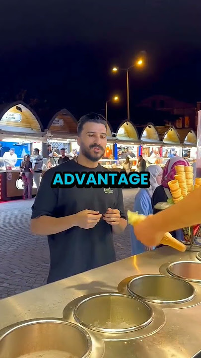 Guy Defeats The Turkish Ice Cream Man