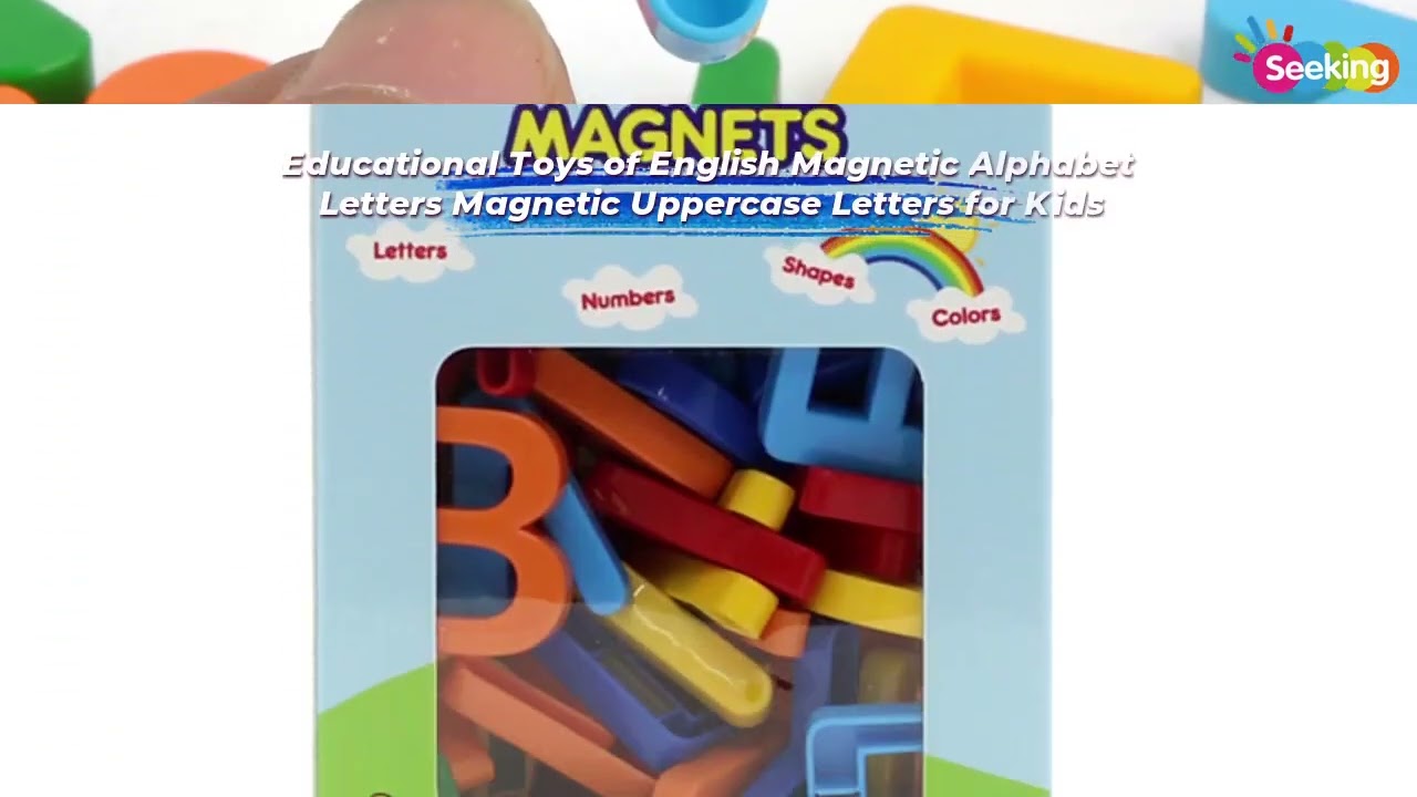 Educational Toys of English Magnetic Alphabet Letters Magnetic Uppercase Letters for Kids