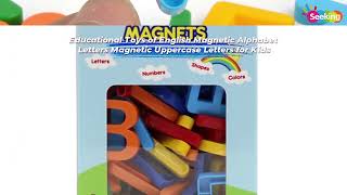 Educational Toys of English Magnetic Alphabet Letters Magnetic Uppercase Letters for Kids