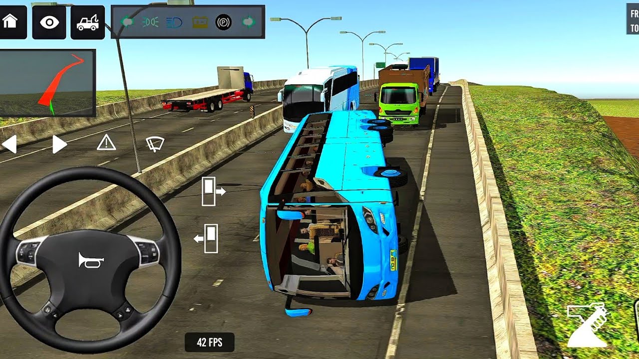 euro coach bus simulator 💥 || indonesia bus simulator 