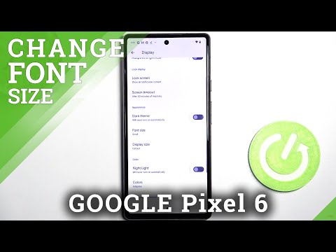 How to Change Font Size on GOOGLE Pixel 6 – Adjust Text Size