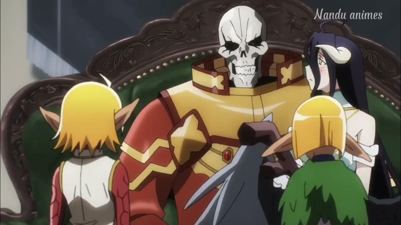 Albedo Overlord 4 Dublado - Albedo quer sentar no colo de Ainz 