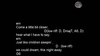 Harvest Moon, Neil Young, cover, chords acoustic guitar, lyrics screenshot 5