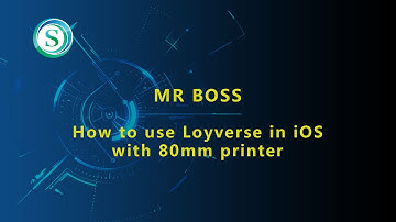 How to Set 808 receipt printer with loyverse on ios system