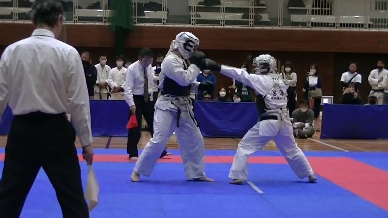 2022日本拳法洪游杯ジャパンオープン大会 準決勝戦 洪游会本部A（赤） VSうっちー道場（白）@nipponkenpo