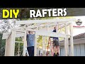 Rafters and ladders for 10x12 shed build