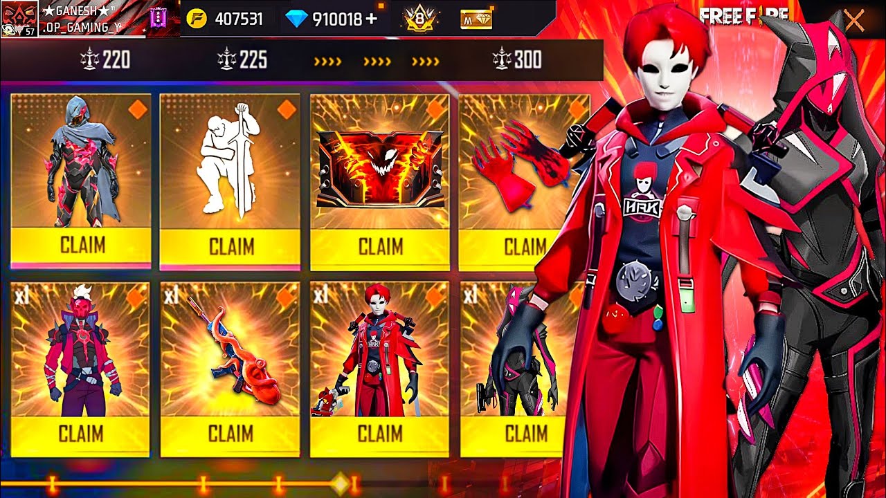 Покупка более 18 000 алмазов, наборов Max Evo, обликов оружия Max Evo и редких предметов из таинс...