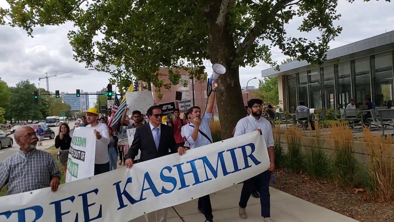 Kashmir Solidarity Council protest rally in Chicago