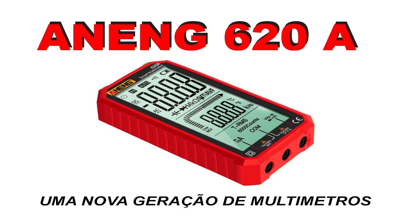 Multimetro smart digital Aneng 620 A - YouTube