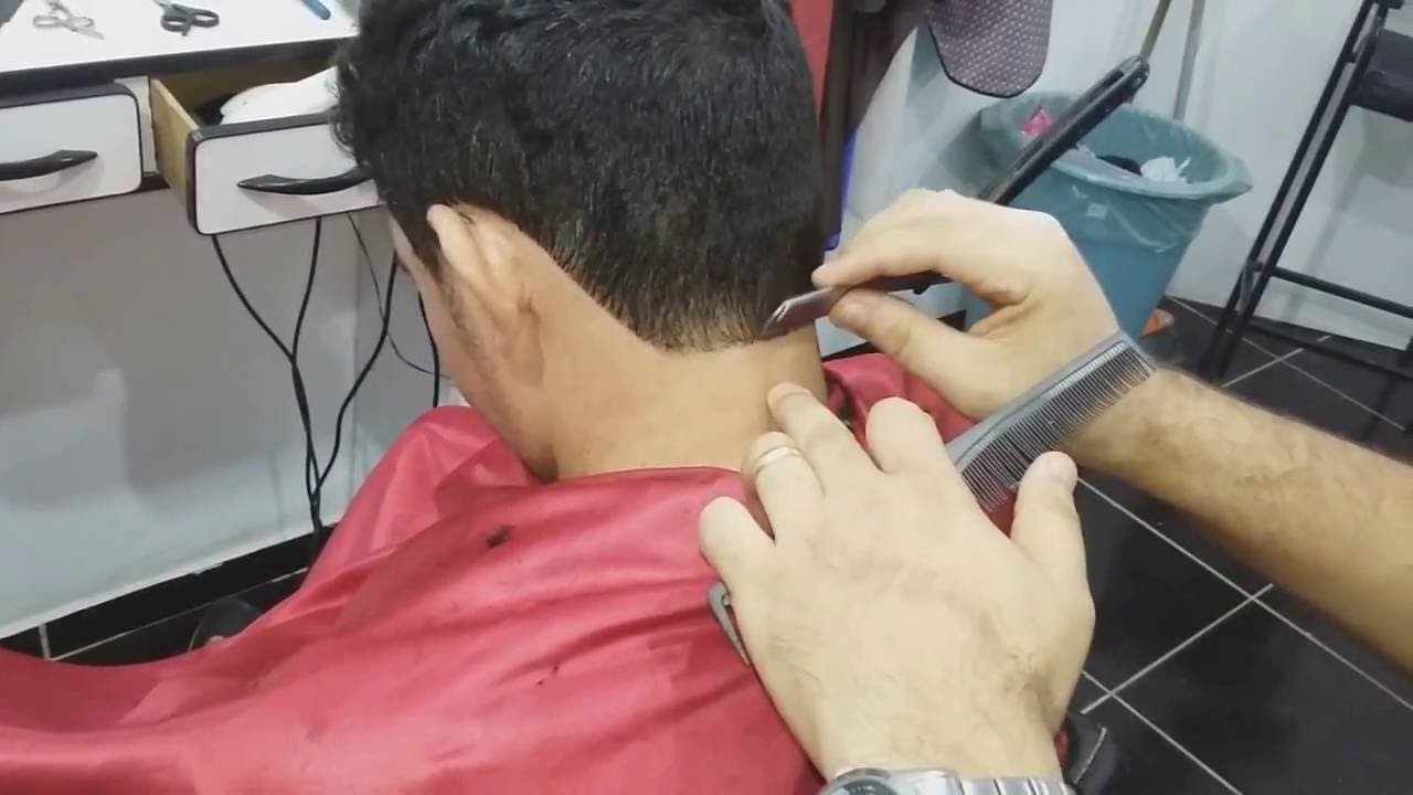 pezinho cabelo masculino