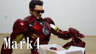 S.H.FiguartsMARVEL「アイアンマン」（マーク4）レビュー！マーク3と比較。オプションパーツがうれしい！