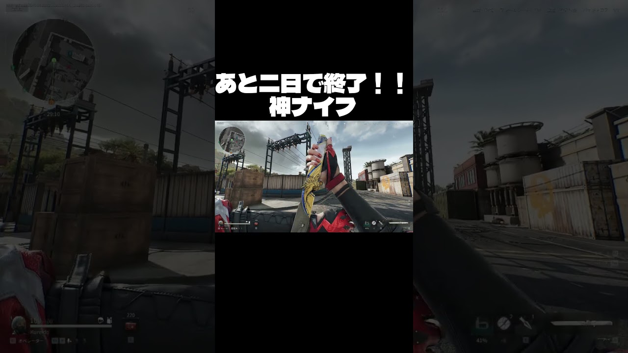 あと二日で終了する今シーズンのナイフがかっこよすぎる…【Delta Force / デルタフォース】