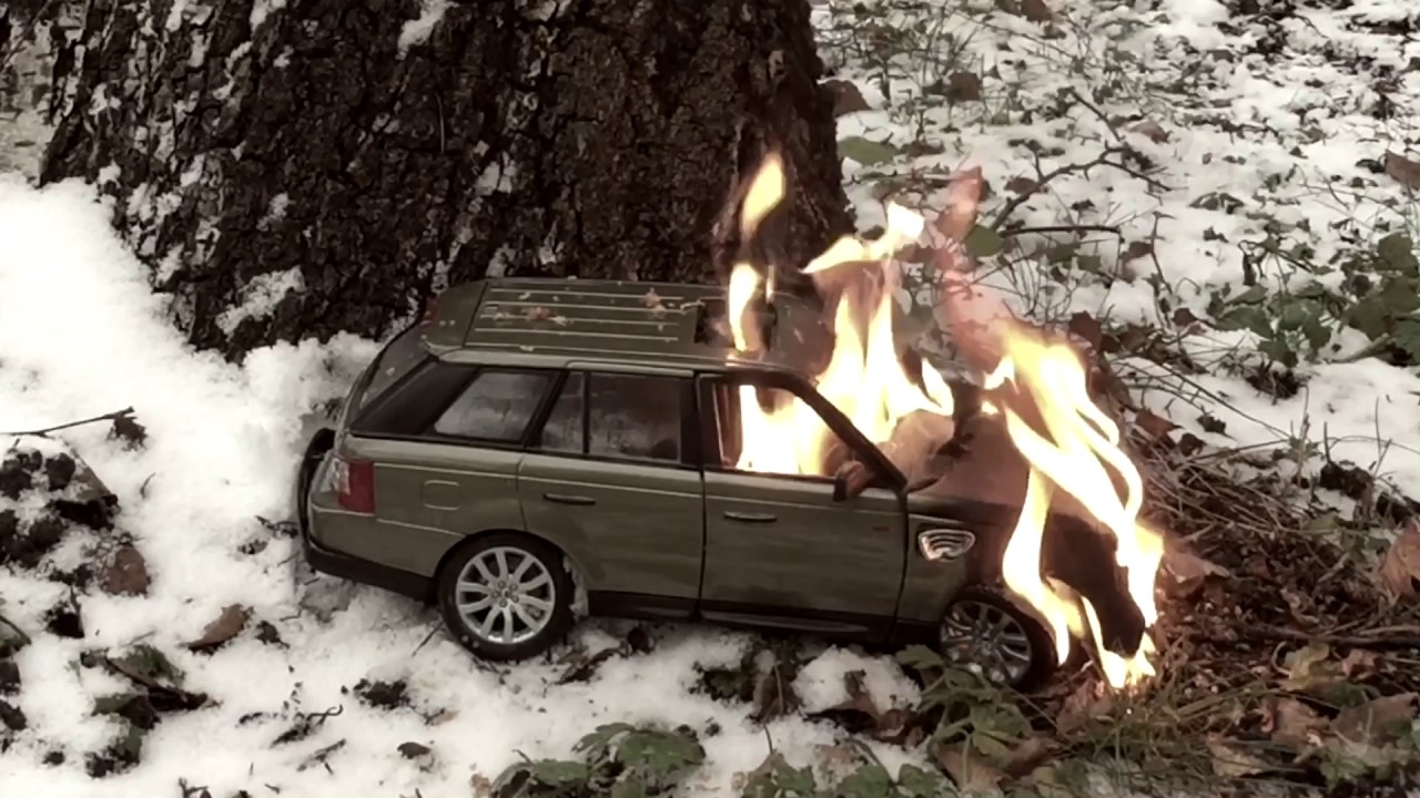 Model Car Engine Fire