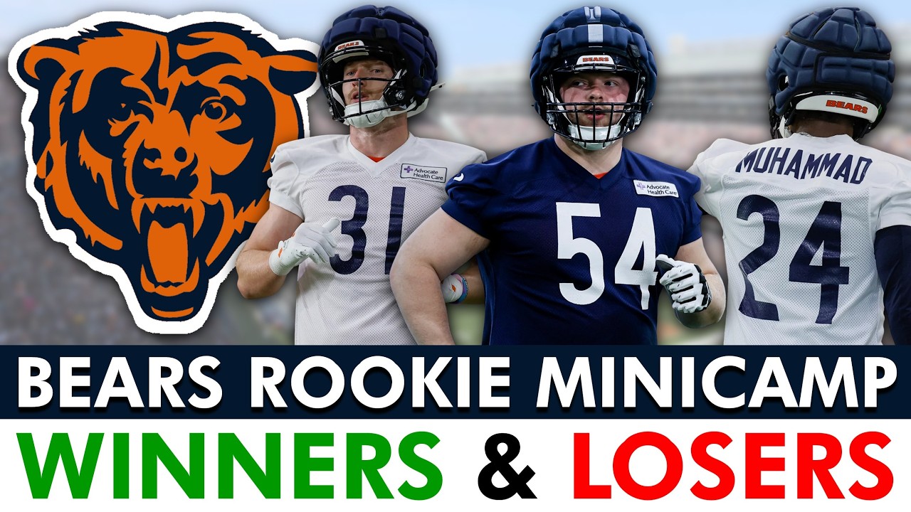 Chicago Bears Rookie Minicamp WINNERS & LOSERS