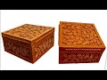 DIY/ Beautiful jewelry box of cardboard/ Wood imitation/Cardboard crafts