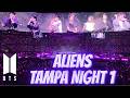 BTS "Aliens" Live - Tampa Opening Night Fan Cam