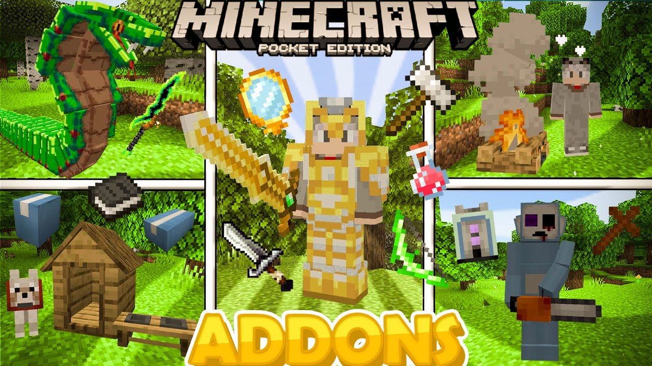 😮Los addons más increíbles para Minecraft PE/Bedrock 1.20.81 - YouTube