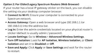 How To Disable AP Isolation On Spectrum Router – Enable Device To Device Communication