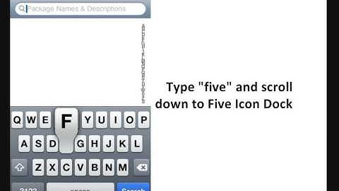Get a 5 Icon Dock on iPhone or iPod Touch