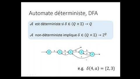 Automates et Langages -- chapitre 2