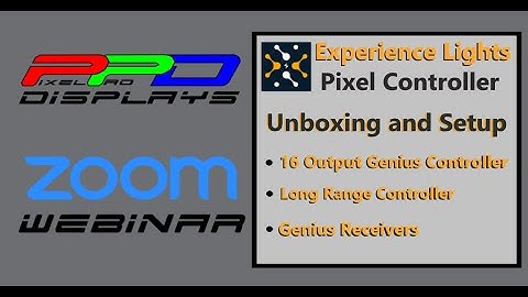 PPD October 2022 Webinar: Experience Lights Controller Setup