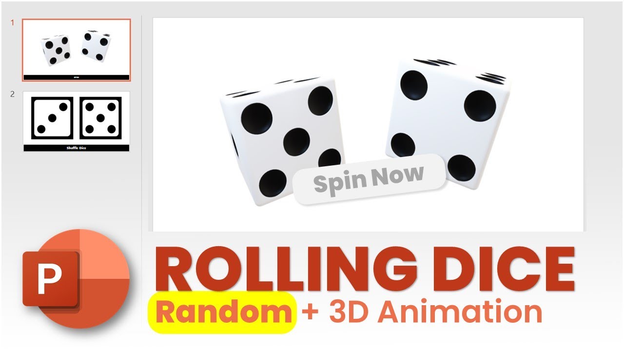 Rolling 2 Dice Number Generator PowerPoint (teacher made)