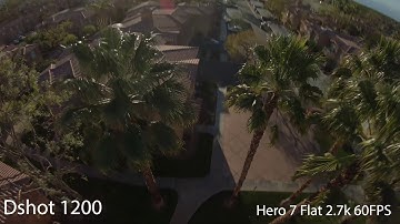 Dshot1200 vs ProShot1000 BLHeli32 - Tuning Sesh - Cinematic 7 - GoPro Hero 7 - Betaflight 4.0