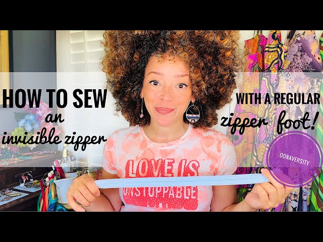 How to sew an invisible zipper (easy fancy) - Elizabeth Made This