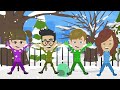 Снегопад | КОТИК НОТИК Детские песни мультики | Песни про зиму