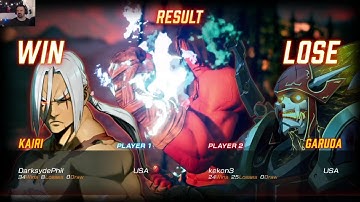 Fighting EX Layer Beta: Kairi Online MP pt5 - vs. Garuda (special guest Kekon!)