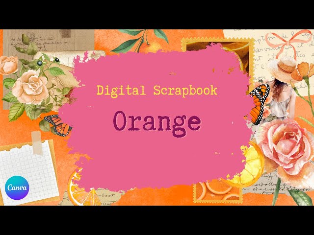 📚 How to Create Digital Scrapbook Pages in Canva 