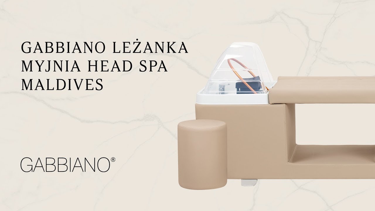 Gabbiano Leżanka Head Spa Maldives – Luksus, Relaks i Styl w Twoim Salonie!