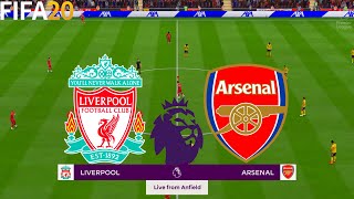 Fifa 20 | liverpool vs arsenal - premier league full match & gameplay