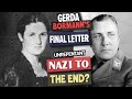 What Did Martin Bormann's Wife Gerda Say in Her Final Letters About Nazism? (History Book)