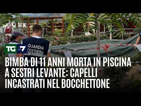 Video Bimba di 11 anni morta in piscina a Sestri Levante: capelli incastrati nel bocchettone